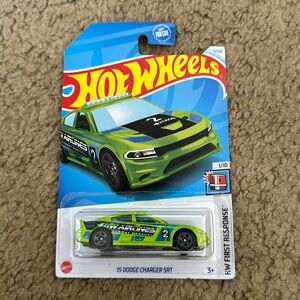 Hot Wheels Lime Green ‘15 Dodge Charger SRT
